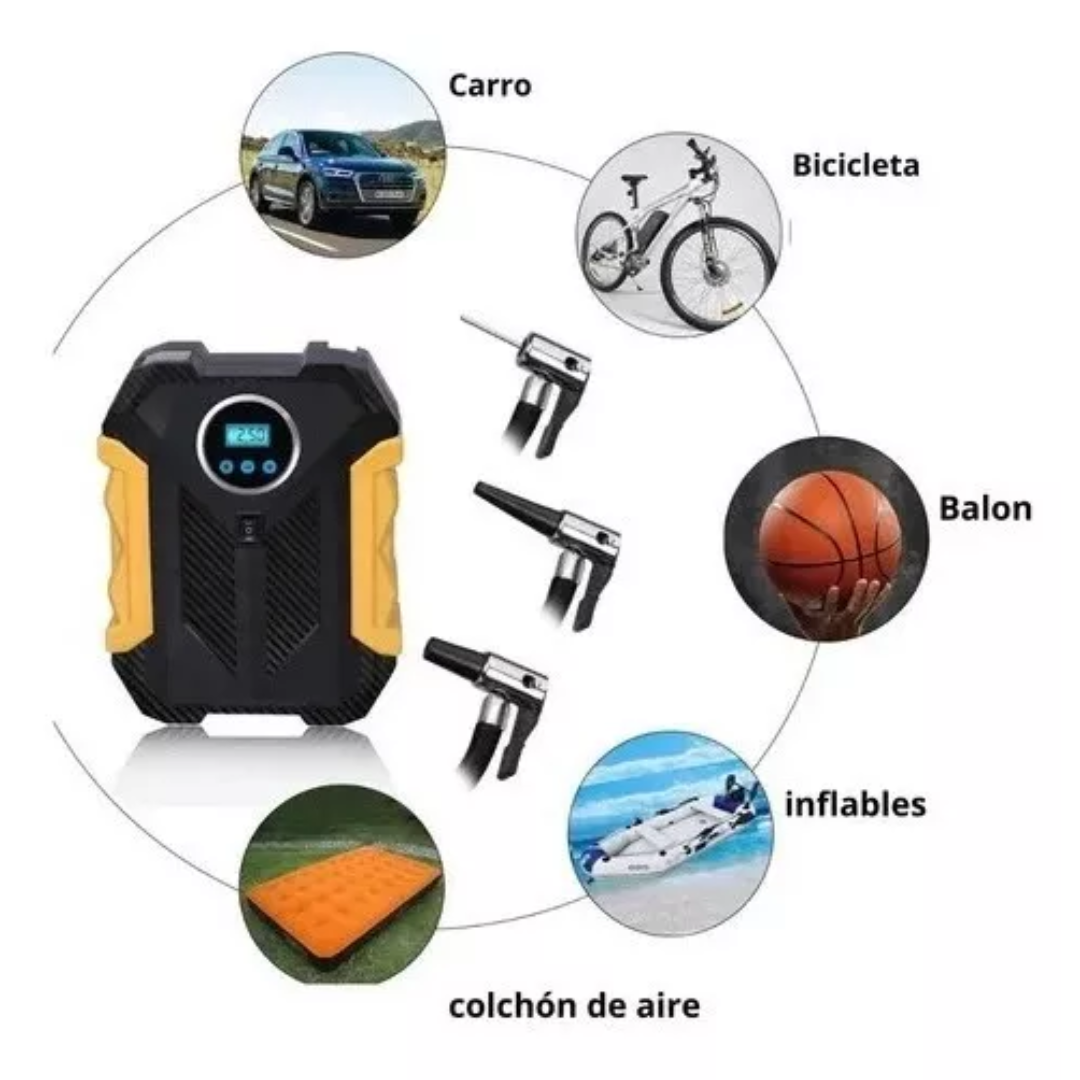 Miniatura 3 de Compresor De Aire Portátil Multiusos